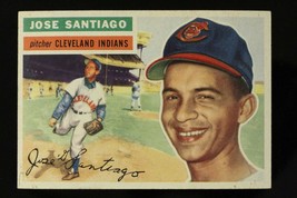 Vintage Baseball Card Topps 1956 #59 Jose Santiago Pitcher Cleveland Indians - £8.97 GBP