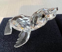 Vintage Swarovski Crystal Figurine 7646085000 Kingdom of Ice &amp; Snow, Seal 3 3/4&quot; - £31.06 GBP