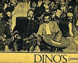 Dino&#39;s Continental Menu Acapulco Mexico 1970&#39;s - $47.64