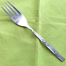 Oneida Profile Orlando Stainless Floral Scroll Black Accent Dinner Fork ... - £6.30 GBP