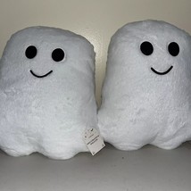 LOT OF TWO Bullseye&#39;s Playground Halloween Ghost Plush Pillow 14&quot;x12&quot; - $297.14 MXN
