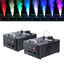 2x 900W RGB LED Smoke Fog Machine DMX512 Stage DJ Up Spray Party Fogger ... - £199.86 GBP
