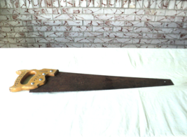 Stanley Handsaw Vintage Wooden Handle 26&quot; Blade Made in the USA Professi... - $38.70