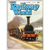 Railway World Magazine July 1985 mbox3247/d 7 April-What went wrong - Duchess of - $3.91