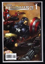 Ultimates 3 #1 Left Side Cover Marvel 2007 Jeph Loeb Joe Madureira - $4.12