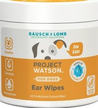 Dog Ear Wipes  Gentle pH Balanced Formula to Help Soothe 45 Count - £10.11 GBP