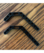 Lego PN 32009 Technic Lift Arm Bent Thick 1x11.5 - Black - 2 Pieces - New - $7.86 CAD