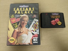 Caesar's Palace Sega Genesis Cartridge and Case - £4.38 GBP