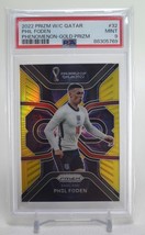 2022 Panini Gold Prizm /10 Phil Foden PSA 9 None Higher Manchester City - £825.69 GBP