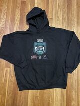 Fenway Bowl 2021 Football Game SMU Vs Virginia Black Sz XL Pullover Hood... - $8.71