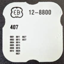 NOS EB Bettlach 12"' Cal. 8800 8801 8811 8827 8837 8821 Clutch Wheel Par... - $17.81