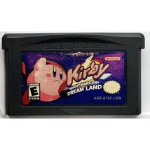 Kirby Nightmare in Dream Land Nintendo Game Boy Advance Authentic Flash Saves - £41.91 GBP