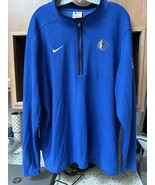 Dallas Mavericks Nike 1/4 Zip Pullover Men&#39;s XXL Blue Performance Lightw... - $51.05 CAD