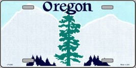 Oregon Novelty State Background Blank Metal License Plate - $21.95