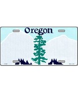 Oregon Novelty State Background Blank Metal License Plate - £17.17 GBP