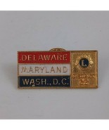Vintage Lions Club District 22 Delaware, Maryland, &amp; Wasington D.C Lapel... - $7.47 CAD