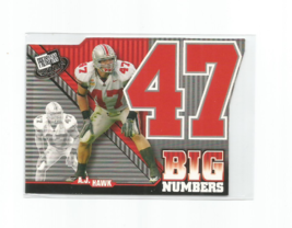 A.J. Hawk (Ohio State) 2006 Press Pass PRE-ROOKIE Big Numbers Insert Card #BN16 - £3.91 GBP