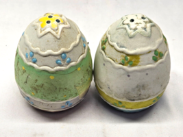 Vintage Easter Egg Salt &amp; Pepper Shaker Set - Easter Holidays Farmhouse ... - $9.98