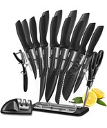 17-Piece Set Of German Stainless Steel Kitchen Knives From Midone That Also - £36.92 GBP
