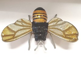 Tilnar Art - Gold Wing Bee (s) - 5cm high, 13cm wide - Recycled Aluminium - £17.51 GBP