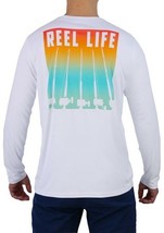 Men&#39; Reel Life Sunset Rods Long Sleeve Performance T-Shirt - XL - NWT - £18.06 GBP