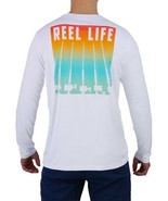 Men&#39; Reel Life Sunset Rods Long Sleeve Performance T-Shirt - XL - NWT - £18.21 GBP