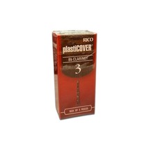 Rico Plastic Cover Bb Clarinet Reeds - Strength 3 - Box of 5 - $11.50