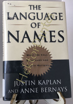 The Language of Names: What We Call Ourselves and by Kaplan &amp; Bernays (1997, HC) - £8.93 GBP