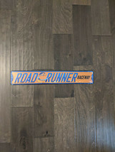 20&quot;  ROAD RUNNER Raceway 3d cutout retro cartoon USA STEEL plate display ad Sign - £46.50 GBP