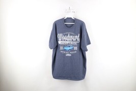 Y2K Mens Large Faded Spell Out Detroit Woodward Dream Cruise Car Show T-Shirt - £27.05 GBP