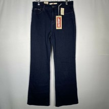 Levis 512 Boot Cut Blue Size 10M Women&#39;s Perfectly Slimming New NWT Defect Leg - £23.45 GBP