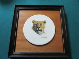 Boehm The Big 5 Framed Plaque Rhinoceros, Leopard, Lion By David Shepherd Pick 1 - £204.62 GBP