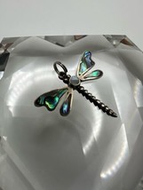 Vintage Sterling Silver Dragonfly Necklace Pendant 3cm - £16.34 GBP