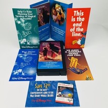 Walt Disney World 2000 vhs Promo Tape With Promo Brochures RARE Complete Set - £15.20 GBP