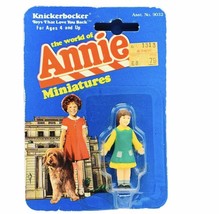 Little Orphan Annie miniature toy figure knickerbocker 1982 moc Molly Gi... - $24.70