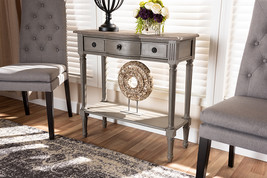 Orchard Gray Finished 1-Drawer Wood Console Table - $263.00