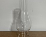 Clear Glass Chimney For  Oil Lamp 6.5” High 2” Base Fitter And 1.5”Top - £7.03 GBP