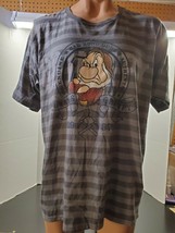 Walt Disney Store Gray Striped Grumpy Shirt - Size 2XL - £9.42 GBP