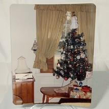 Vintage Photo Picture Original One Of A Kind 1960&#39;s Christmas Tree Gifts Radio - £6.33 GBP