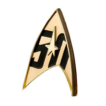 Star Trek 50th Anniversary Replica Badge - £27.20 GBP