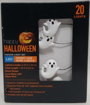 Halloween Ghost LED Wire Lights, indoor cool white LED Ghost Shaped Light - $14.84