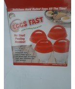 Tekno Egg Fast No Shell Peeling Needed Dishwasher Safe 4 pcs.  Free Ship... - $20.82 CAD