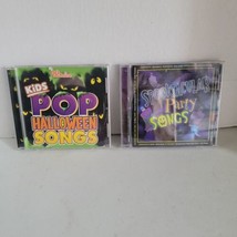 Halloween Songs CD Lot Of 2 Kids Pop Songs &amp; Spooktacular Party Songs - £3.10 GBP