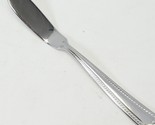 Oneida Flourish Butter Knife 6 7/8&quot; Stainless Rope Edge - £7.74 GBP