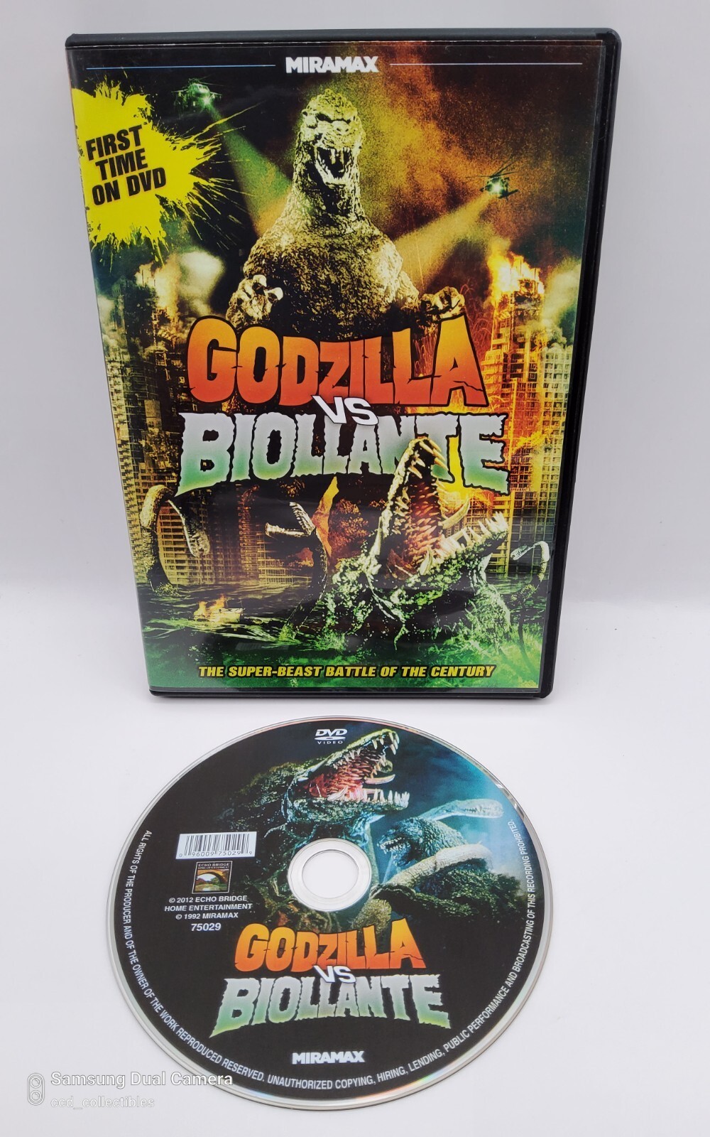 Lot of 5 Godzilla DVD Movies: Mechagodzilla Destoroyah Biollante SpaceGodzilla Item image 12