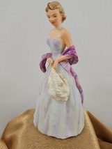 Wedgwood Eileen “Debutante” Figurine 1930s Hand-Painted Bone China Laven... - $1,206.97 MXN