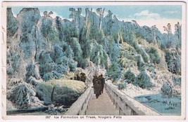 Postcard Ice Formation On Trees Niagara Falls - £2.84 GBP