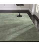 Area Rugs 8&#39; x 10&#39; Baxter Sage Green Hand Tufted CRATE &amp; BARREL Woolen C... - $699.00