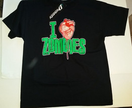 Dynasty  Boys I love Zombies T Shirt Size L 12-14 XL 14-16 NWT  - $12.74