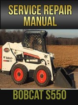 Bobcat S550 Skid Steer Loader Service Repair Manual 6990677 USB Drive - £13.44 GBP